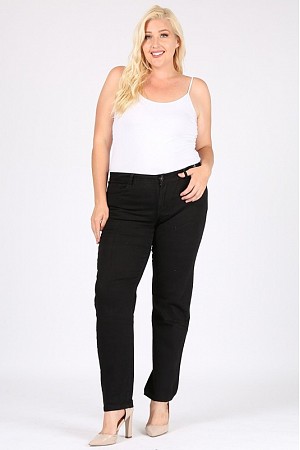 Plus Size Cotton Stretch Pants