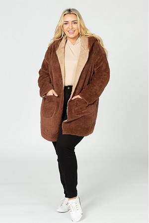 TWO TONE HOODED TEDDY BEAR  JA ...