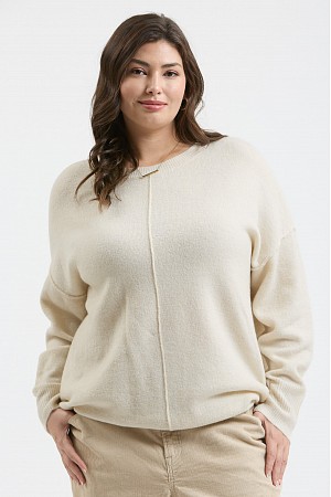 PLUS SOLID CREWNECK FRONT SEAM ...