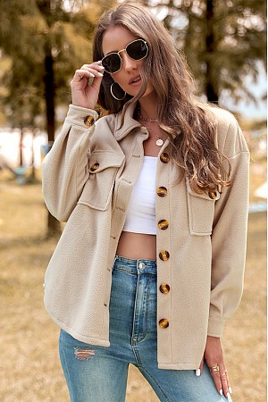 pure color cowl neck button po ... pure color cowl neck button po ...