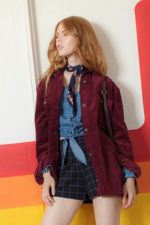 LONG SLEEVE CORDUROY JACKET