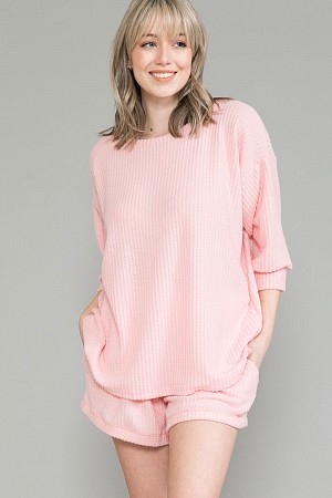 Waffle Lounge Wear Set