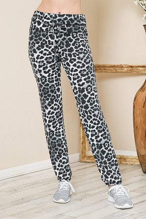The Leopard drawstring jogger