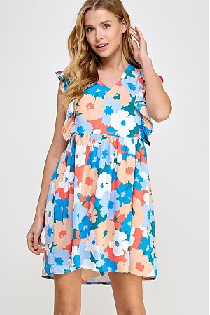 FLORAL PRINT DRESS