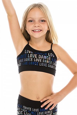 Kids Love Dance Sequin bandeau ...