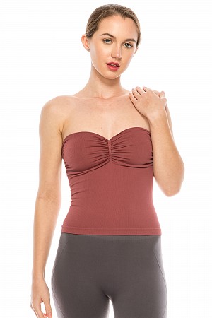 XL/XXL RIBBED RUCHING CROP TUB ...