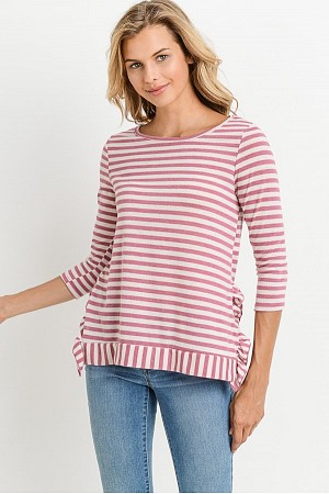 A Stripe Knit Top A Stripe Knit Top