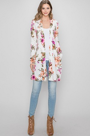 Haci flower print Cardigan