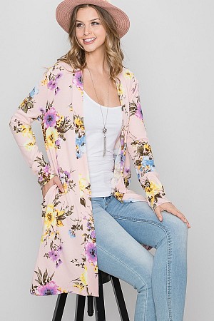 Haci flower print Cardigan