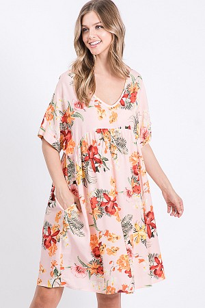 A French Sleeve  baby doll Dre ...