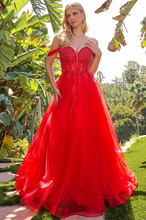 Sheer Off Shoulder Plunging Ne ... Sheer Off Shoulder Plunging Ne ...