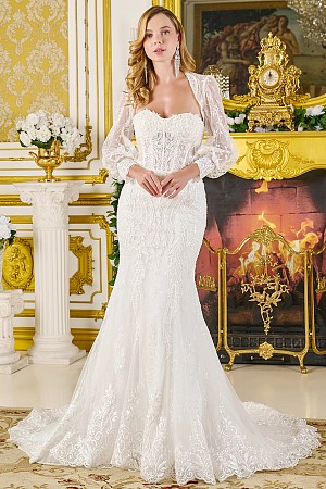 Mermaid Wedding Gown w/ Latern ... Mermaid Wedding Gown w/ Latern ...