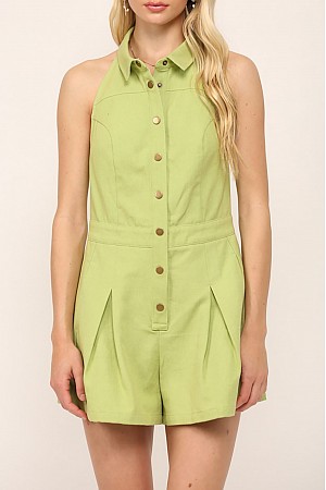 SOLID SNAP BUTTON UP FRONT TWI ...