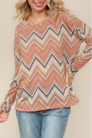 MULTI COLOR CHEVRON PRINT LOOS ... MULTI COLOR CHEVRON PRINT LOOS ...