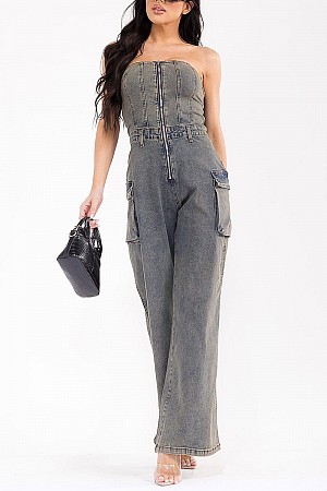 ZIP UP CARGO WIDE LEG STRETCH ... ZIP UP CARGO WIDE LEG STRETCH ...