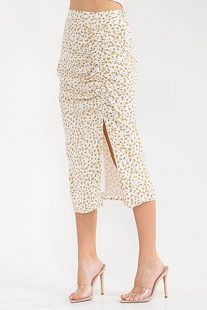 ZIPPER CLOSURE SIDE SLIT RUCHE ... ZIPPER CLOSURE SIDE SLIT RUCHE ...