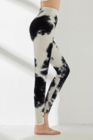 High Waisted Tie-Dye Sport Yog ...