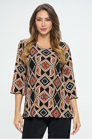 BNS Merrow Top (3/4 SLV) (Prin ...