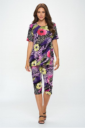 BNS Capri Pants Set (SS) (Prin ...