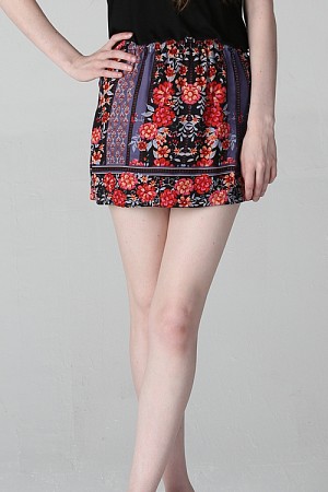 PRINTED SKORT PRINTED SKORT