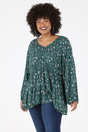PLUS SIZE LONG SLEEVE TIERED T ... PLUS SIZE LONG SLEEVE TIERED T ...