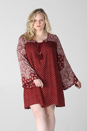 PLUS SIZE PRINTED LONG SLEEVE ... PLUS SIZE PRINTED LONG SLEEVE ...