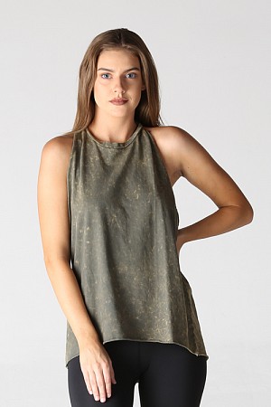 MINERAL WASH TWIST BACK TANK