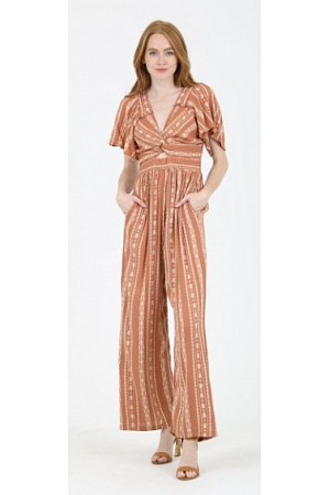 TWIST FRONT JUMPSUIT TWIST FRONT JUMPSUIT