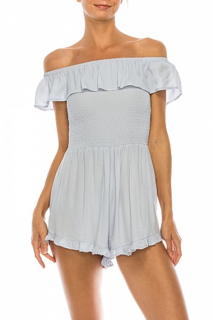 Off-Shoulder Romper