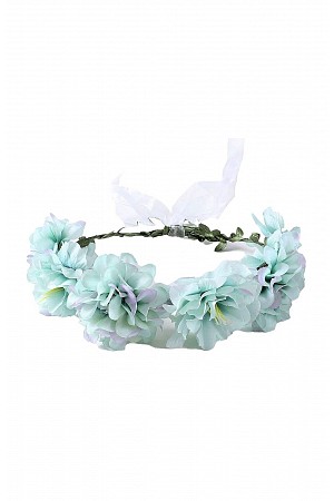 Multi Color Flower Head Band W ...