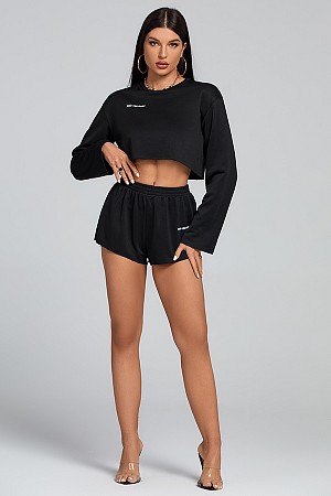 Sweatshirt Halter Vest Shorts ... Sweatshirt Halter Vest Shorts ...