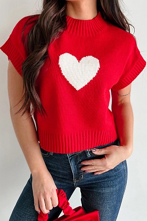 Heart Graphic Cropped Short Sl ...